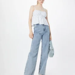 Hollister Crop Tops Top Dames Blauw / Wit -About You Winkel e7c1d3337daec6341708e9d85ecc7078 scaled