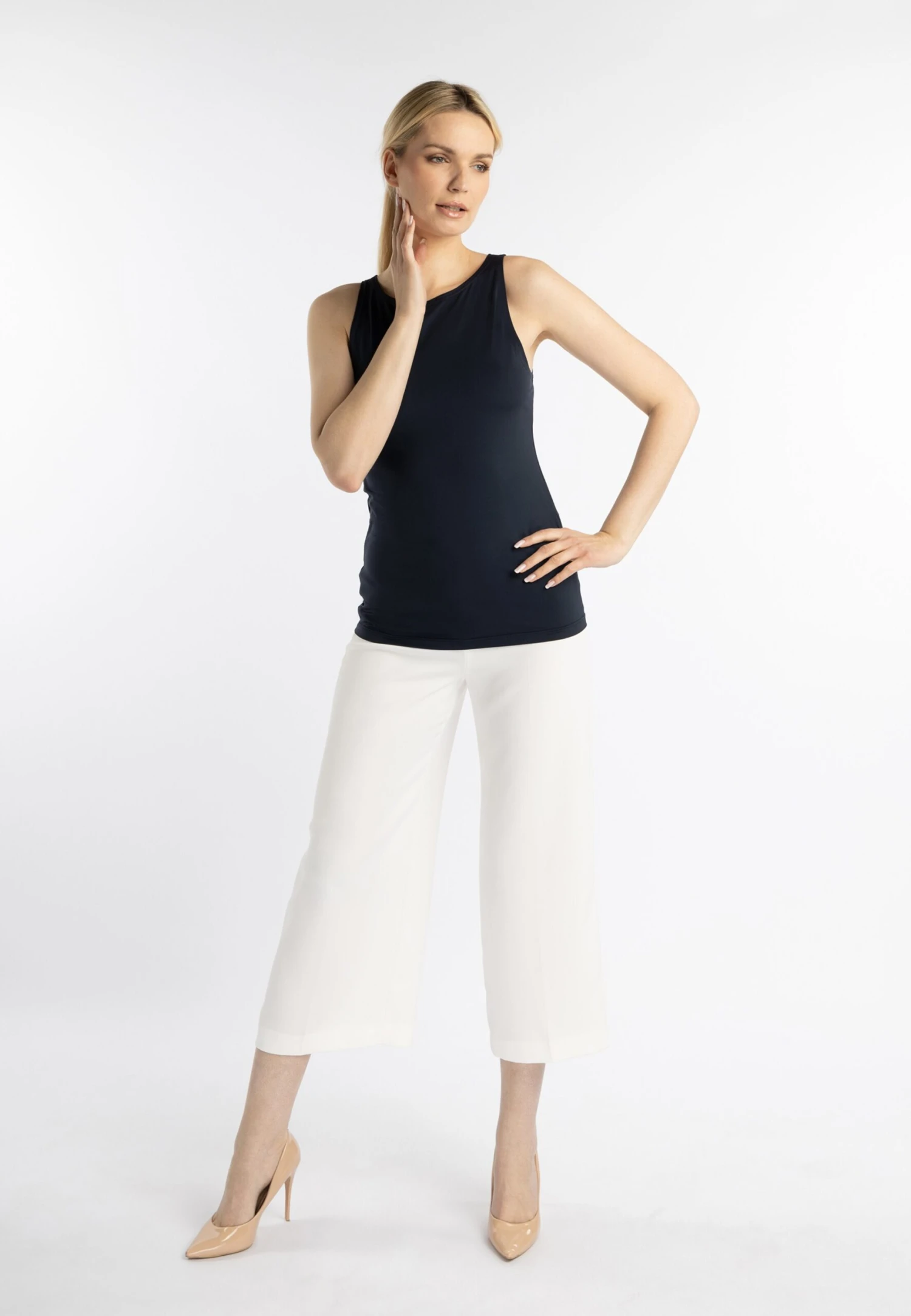 Tanktops Top Dames Marine 6 Tanktops Top Dames Marine - Afbeelding 4