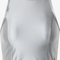 URBAN CLASSICS Crop Tops Top Dames Zilver