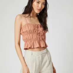 Blouse Tops Blouse Ava Dames Lichtbruin 8 Blouse Tops Blouse Ava Dames Lichtbruin -About You Winkel f373aa80b6dda56a37f79039418430ee scaled