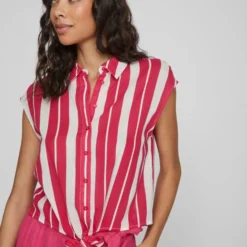Vila Blouse Tops Blouse Dames Pink -About You Winkel f67b74052247868a0e9f92717d35ec0e scaled