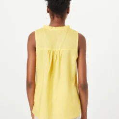 ESPRIT Blouse Tops Blouse Dames Geel -About You Winkel f881b7fe4eb92207ac5d95b9e1fa5bca scaled