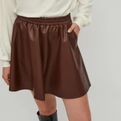 Vila Leren Rokken Rok Dagmar Dames Chocoladebruin -About You Winkel f8c6f5080a7cb960e1f45779a9db2dea scaled