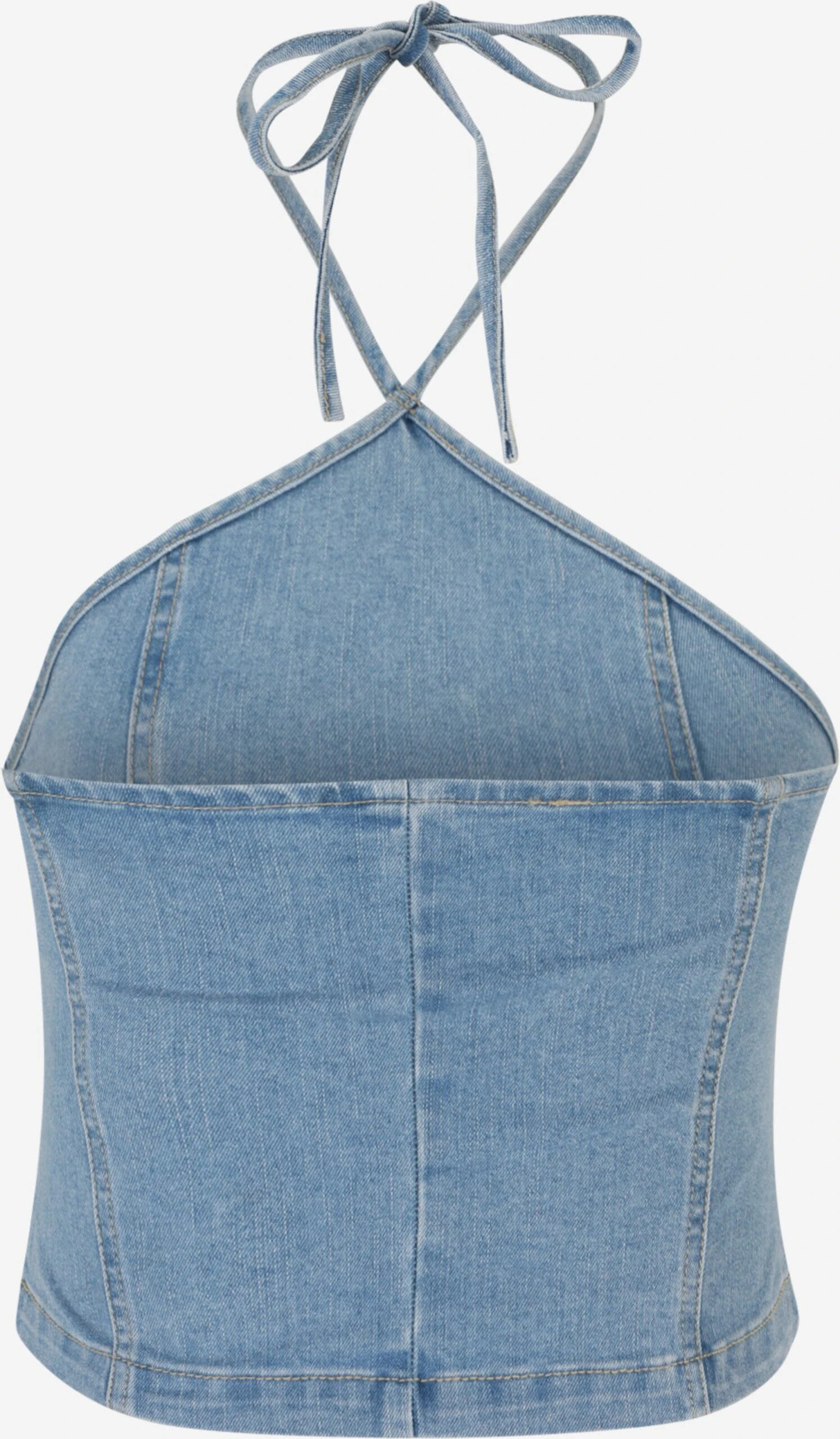 Noisy May Petite Crop Tops Top NICKY Dames Blauw 4 Noisy May Petite Crop Tops Top NICKY Dames Blauw - Afbeelding 2