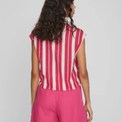 Vila Blouse Tops Blouse Dames Pink -About You Winkel fba92dd43972050e11649080d8d447cc scaled