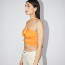 Crop Tops Top Leyli Dames Oranje -About You Winkel fed2915f26dcc0953a0c58d551f38a04 scaled