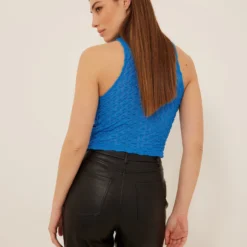 NA-KD Crop Tops Top Dames Azuur -About You Winkel ff0a2b6d68a07600beb9696c5ff5a4e0 scaled